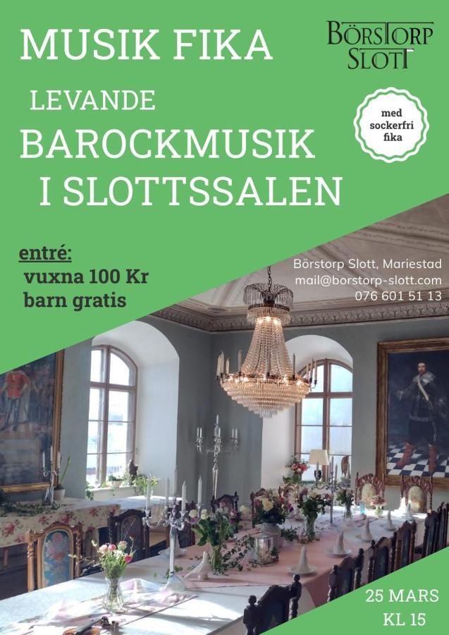 Boerstorp Slott Bed & Breakfast Lugnas ภายนอก รูปภาพ